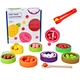 Wooden Colour Fruit Colour Sort Toys Color Sorting Sensory Toy
